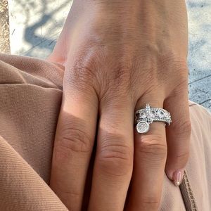 Fashion Jewelry Engagement  Wedding Rings size 7